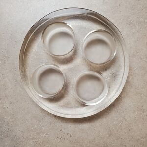 Elegant Clear Crystal Tealight Candle Holder